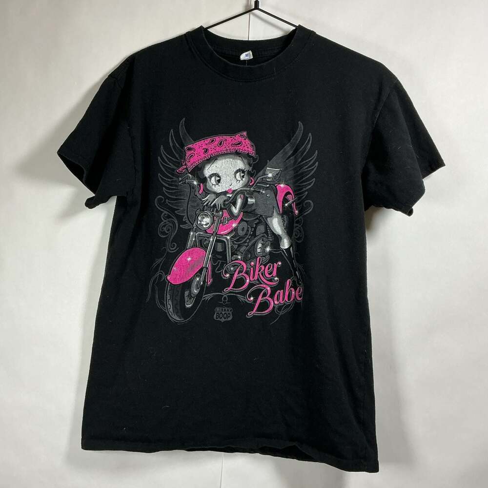 Betty Boop Biker Babe Graphic T-Shirt